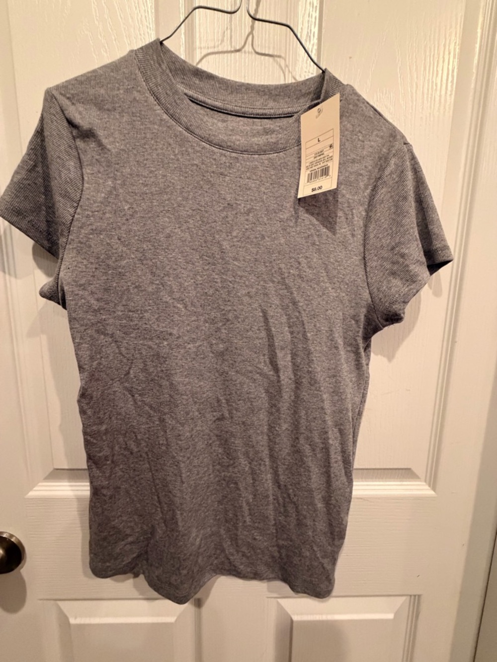 Target Women's Short Sleeve Crewneck Tee - Gray